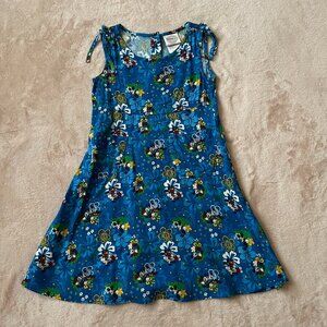 Disney Store Mickey and Minnie Tropical Floral Dress